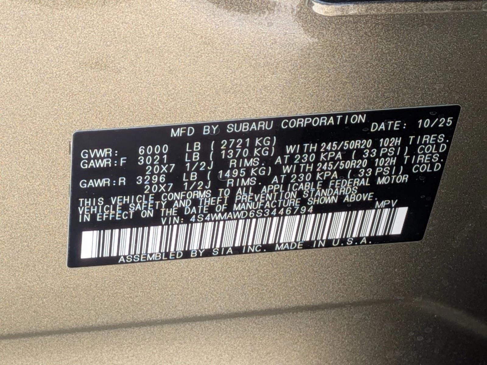 2025 Subaru Ascent Onyx Edition-Touring - Photo 19