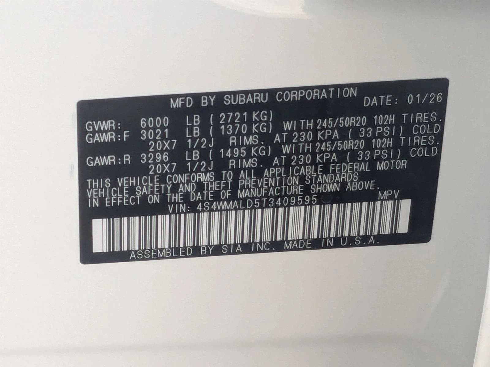 2026 Subaru Ascent Onyx Edition-Touring - Photo 19