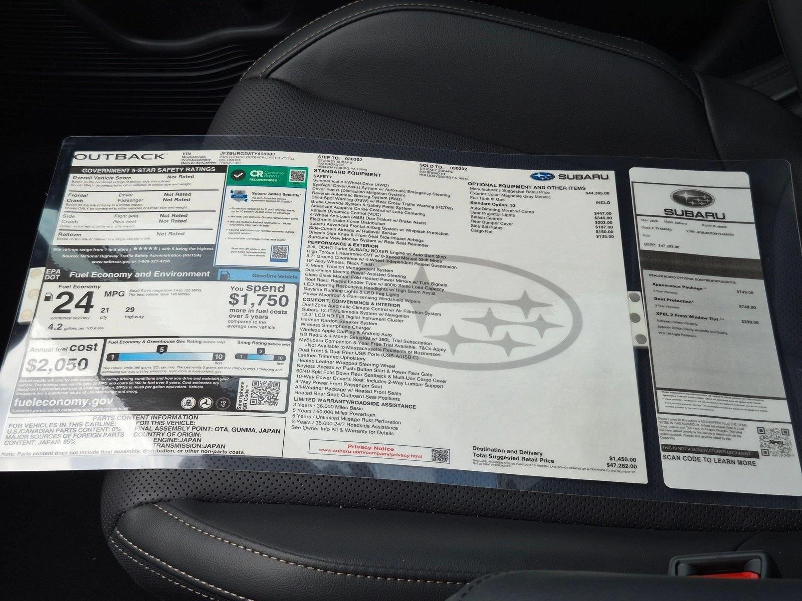 2026 Subaru Outback Limited XT - Photo 18