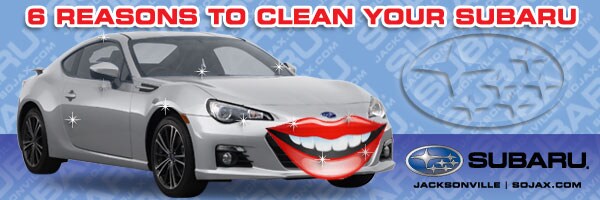 6 reasons to clean your
Subaru