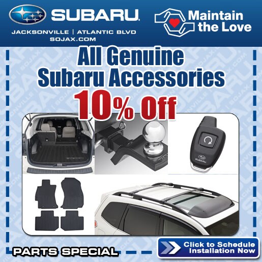 Genuine Subaru Parts & Accessories Specials at Subaru of Jacksonville
