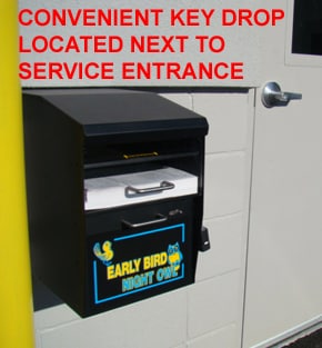 Convenient drop box
