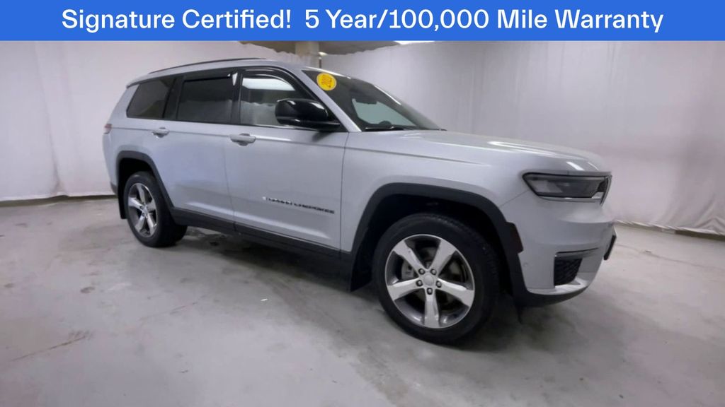 Used 2021 Jeep Grand Cherokee L Limited with VIN 1C4RJKBGXM8112306 for sale in Keene, NH