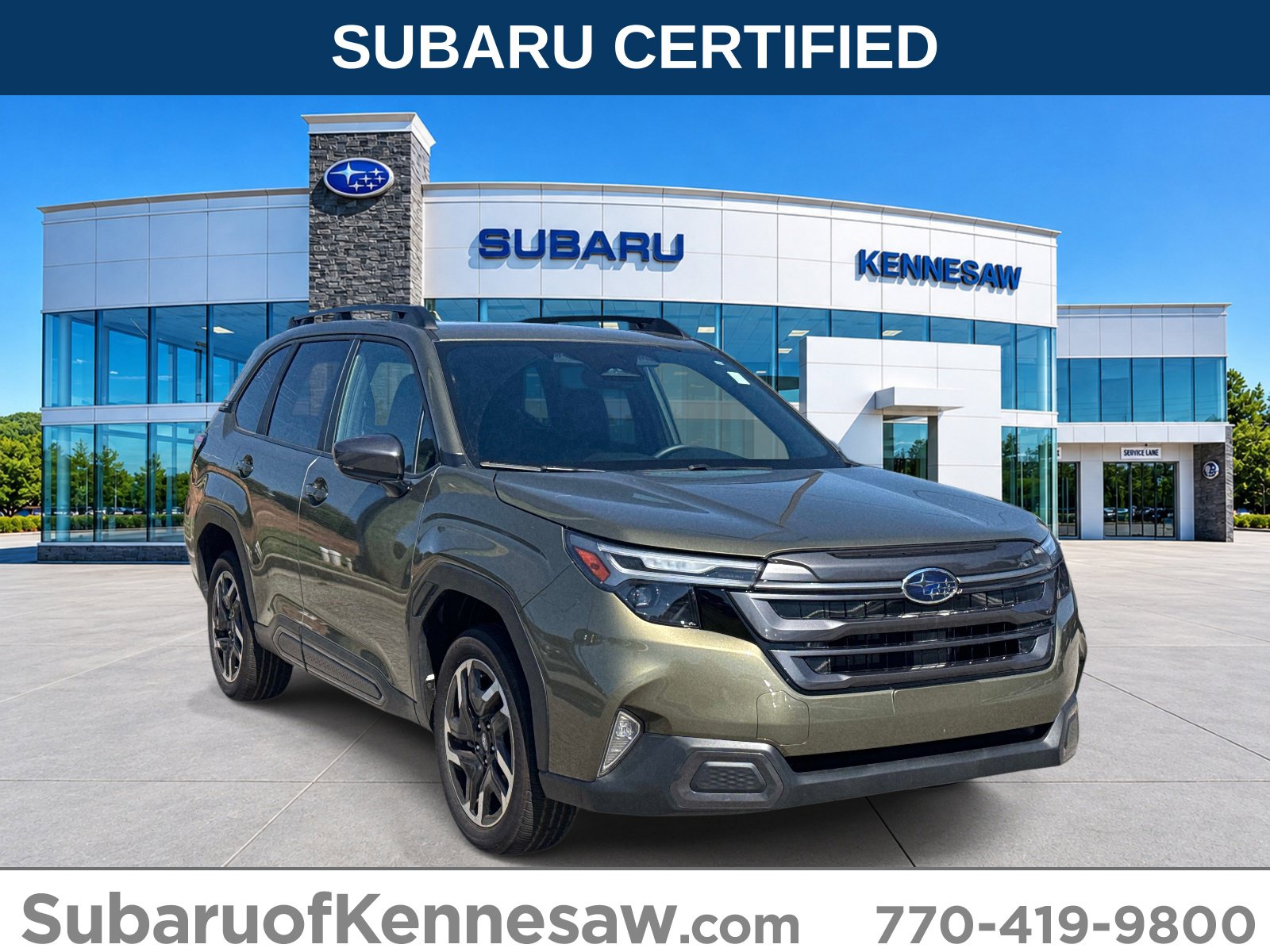 Autumn Green Metallic 2026 Subaru Forester SUV / Crossover All-Wheel Drive Continuously Variable Transmission