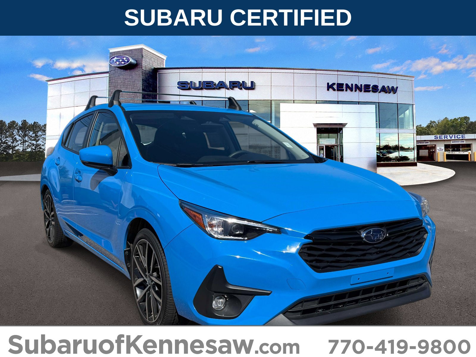 Blue Pearl 2024 Subaru Impreza Wagon All-Wheel Drive Continuously Variable Transmission
