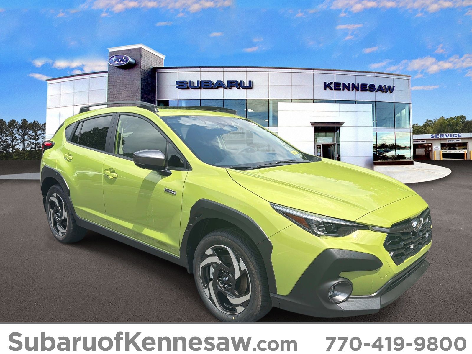 Citron Yellow Pearl 2026 Subaru Crosstrek Hybrid Limited AWD SUV / Crossover All-Wheel Drive Continuously Variable Transmission