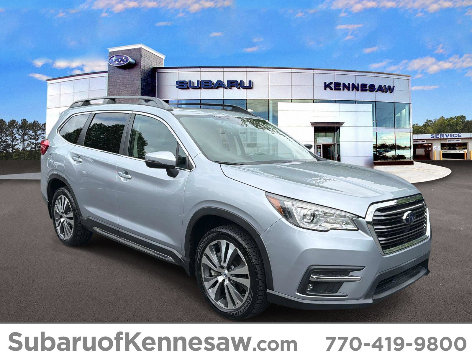 Ice Silver Metallic 2019 Subaru Ascent SUV / Crossover All-Wheel Drive Continuously Variable Transmission