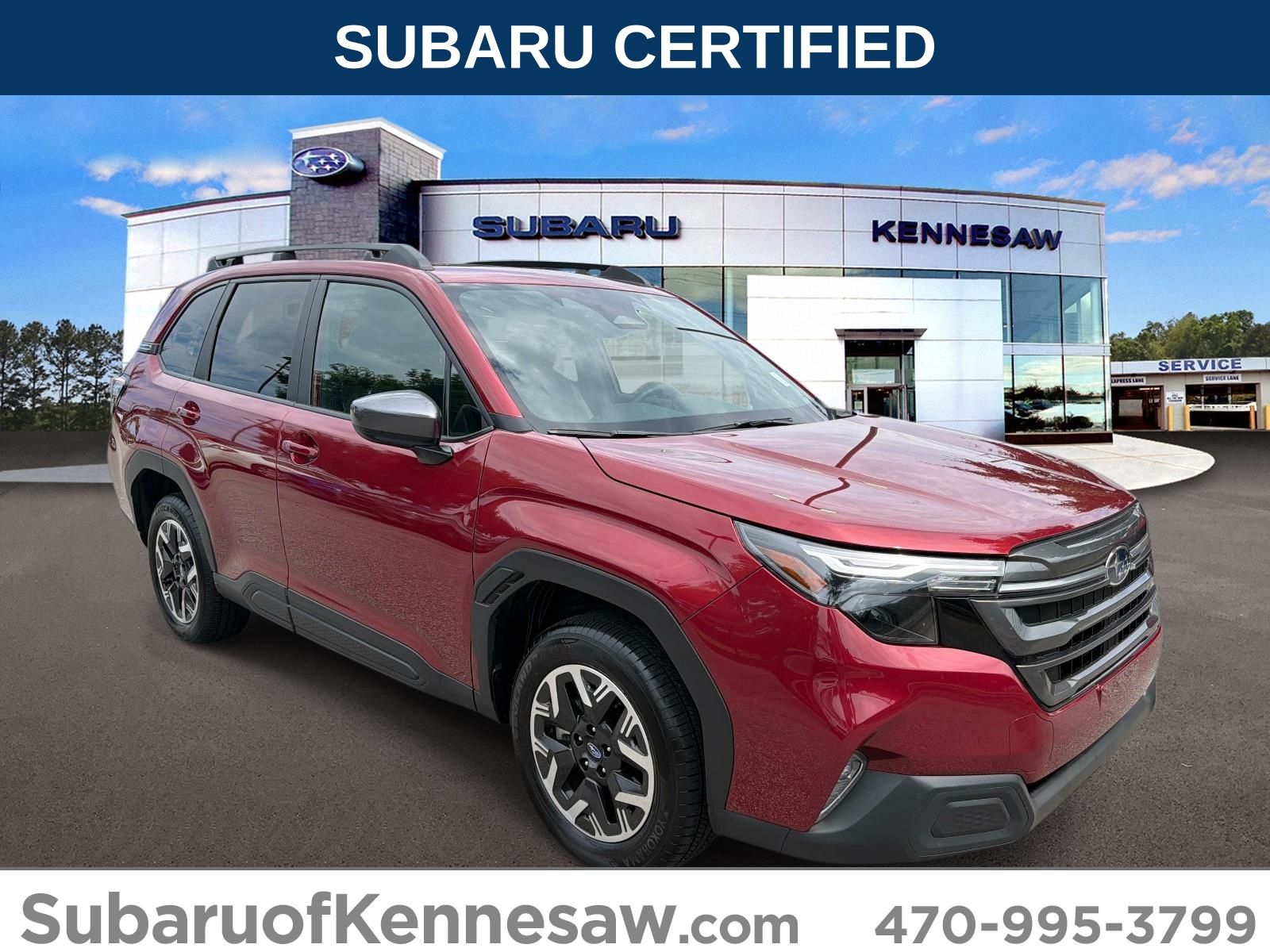 Crimson Red Pearl 2026 Subaru Forester SUV / Crossover All-Wheel Drive Continuously Variable Transmission