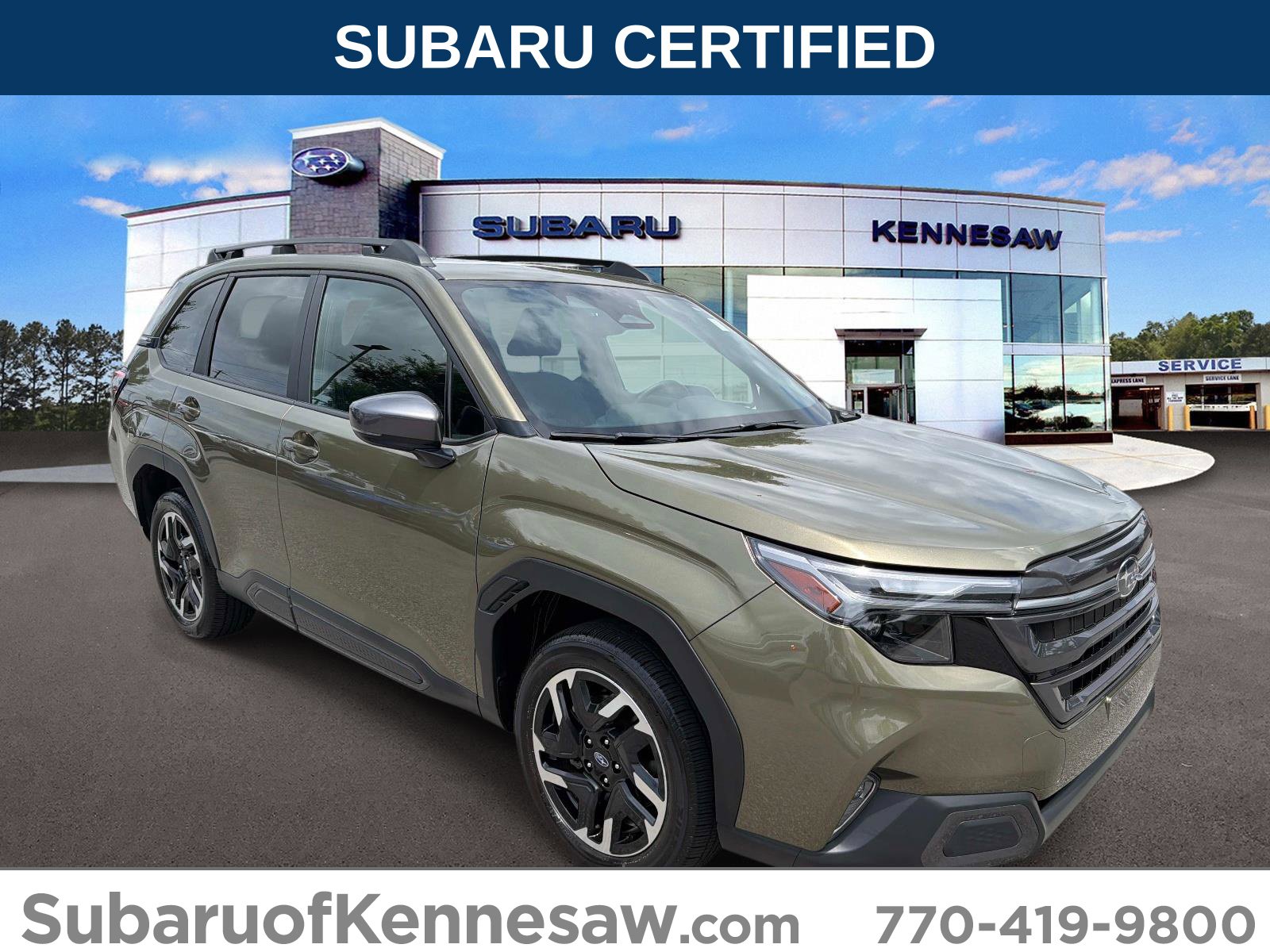 Autumn Green Metallic 2026 Subaru Forester SUV / Crossover All-Wheel Drive Continuously Variable Transmission