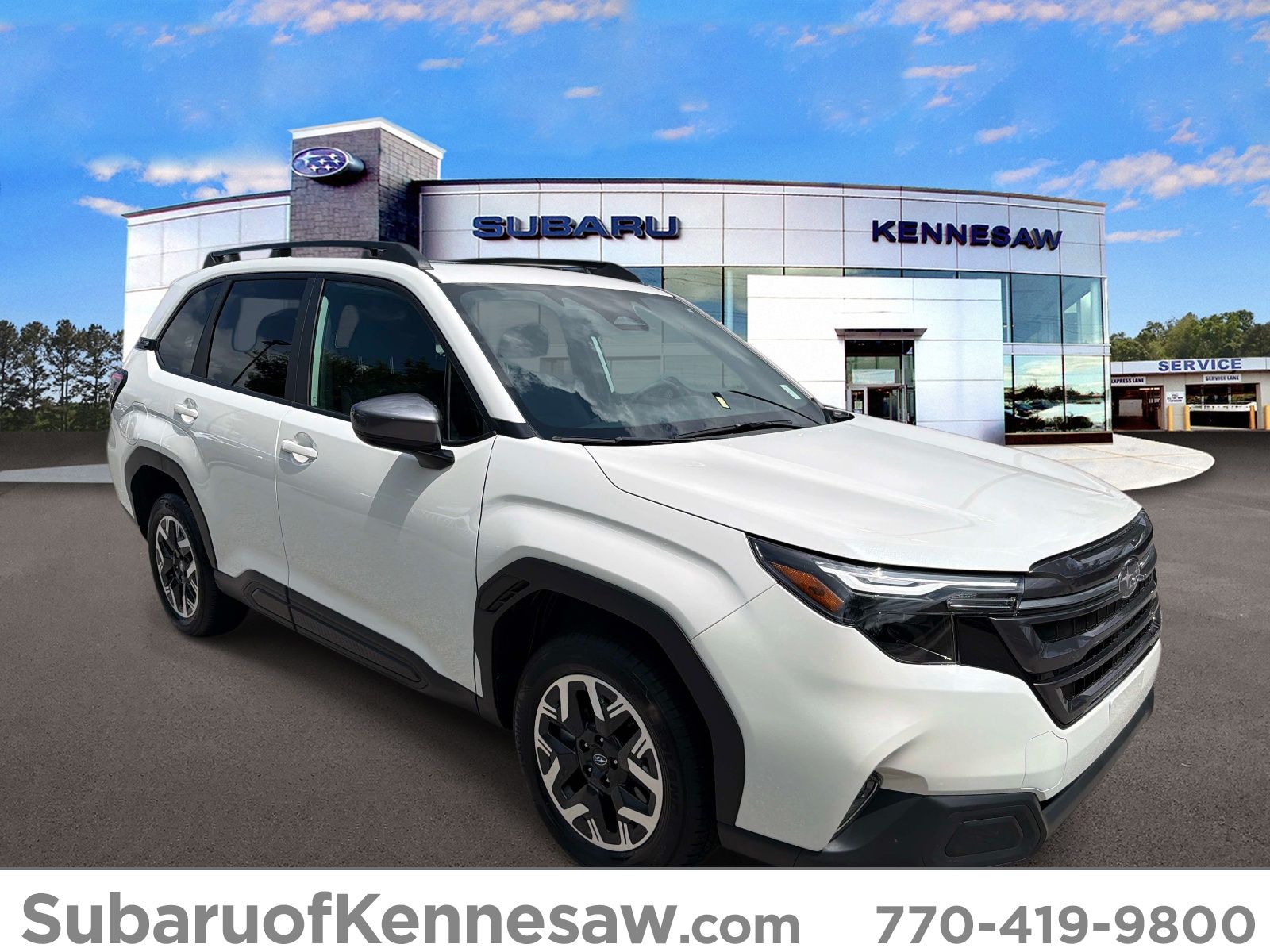 White 2026 Subaru Forester SUV / Crossover All-Wheel Drive Continuously Variable Transmission