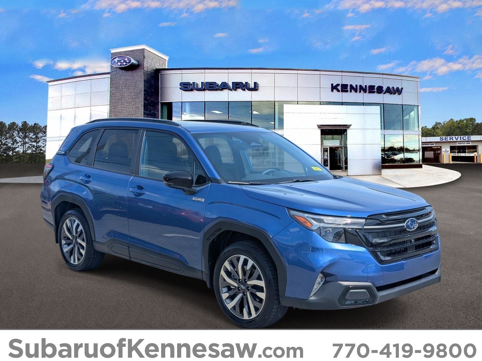 Daybreak Blue Pearl 2026 Subaru Forester Hybrid Touring AWD SUV / Crossover All-Wheel Drive Continuously Variable Transmission