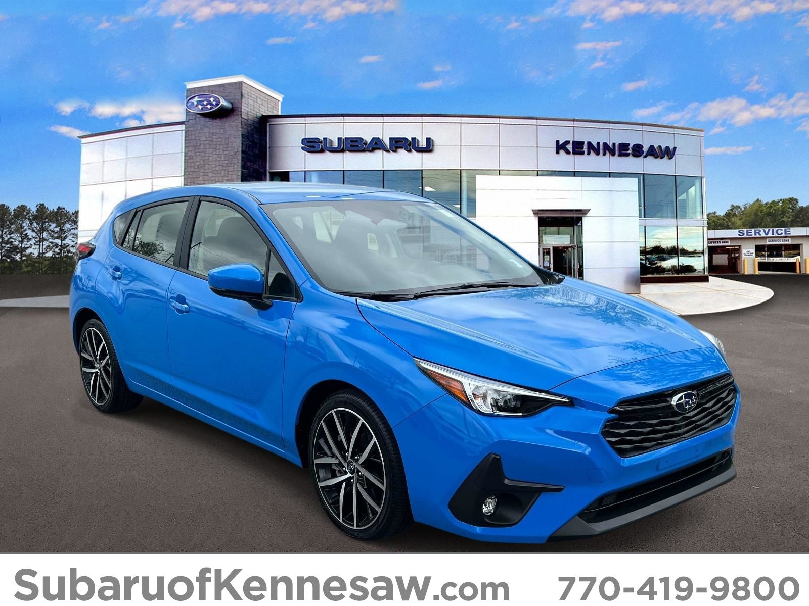 Blue Pearl 2025 Subaru Impreza Sport AWD Wagon All-Wheel Drive Continuously Variable Transmission