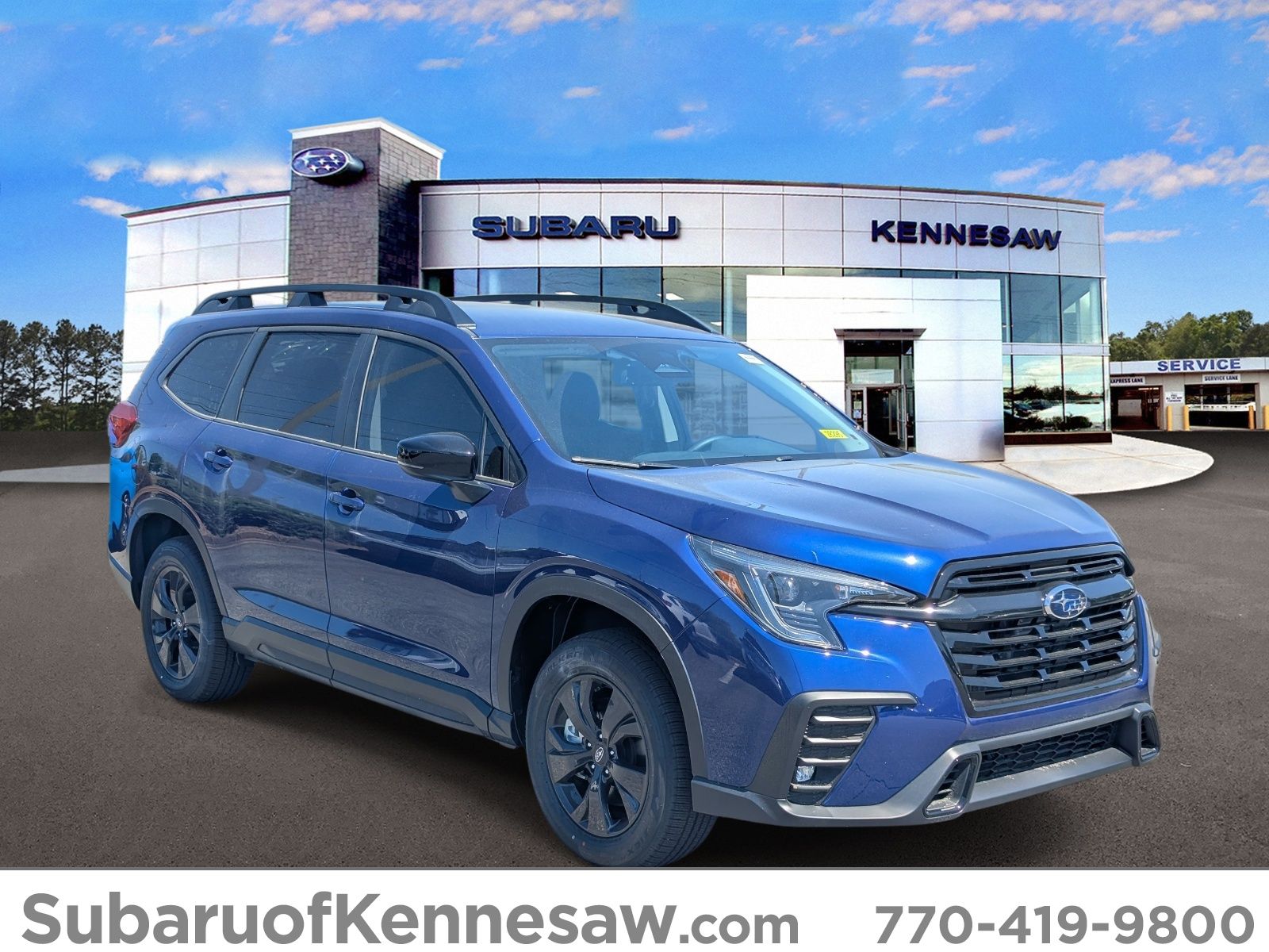 Sapphire Blue Pearl 2026 Subaru Ascent Premium 8-Passenger AWD SUV / Crossover All-Wheel Drive Continuously Variable Transmission