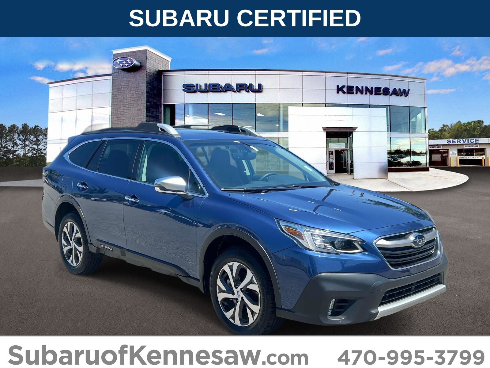 Abyss Blue Pearl 2021 Subaru Outback Touring Crossover AWD SUV / Crossover All-Wheel Drive Continuously Variable Transmission