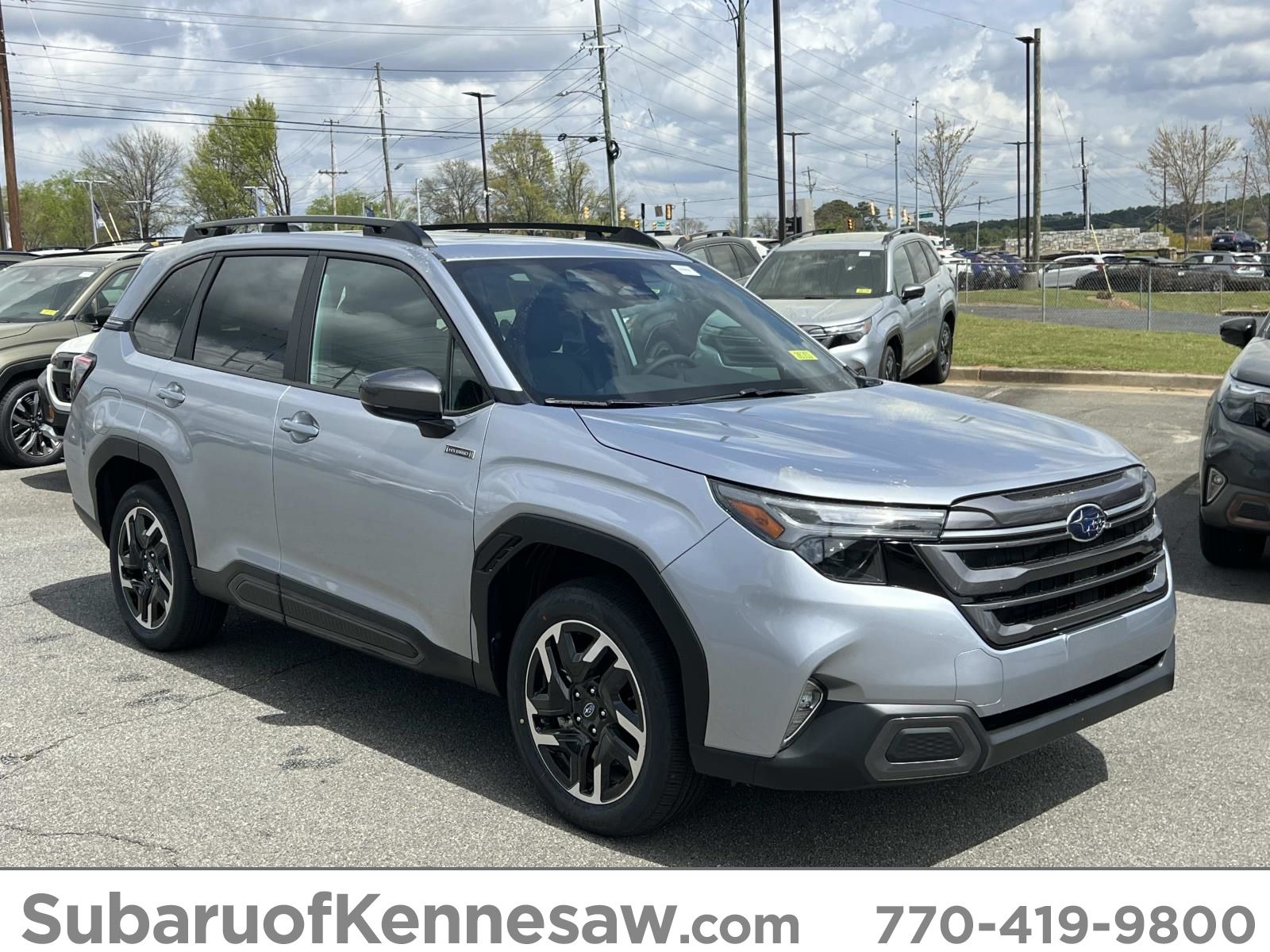 Ice Silver 2026 Subaru Forester Hybrid Limited AWD SUV / Crossover All-Wheel Drive Continuously Variable Transmission