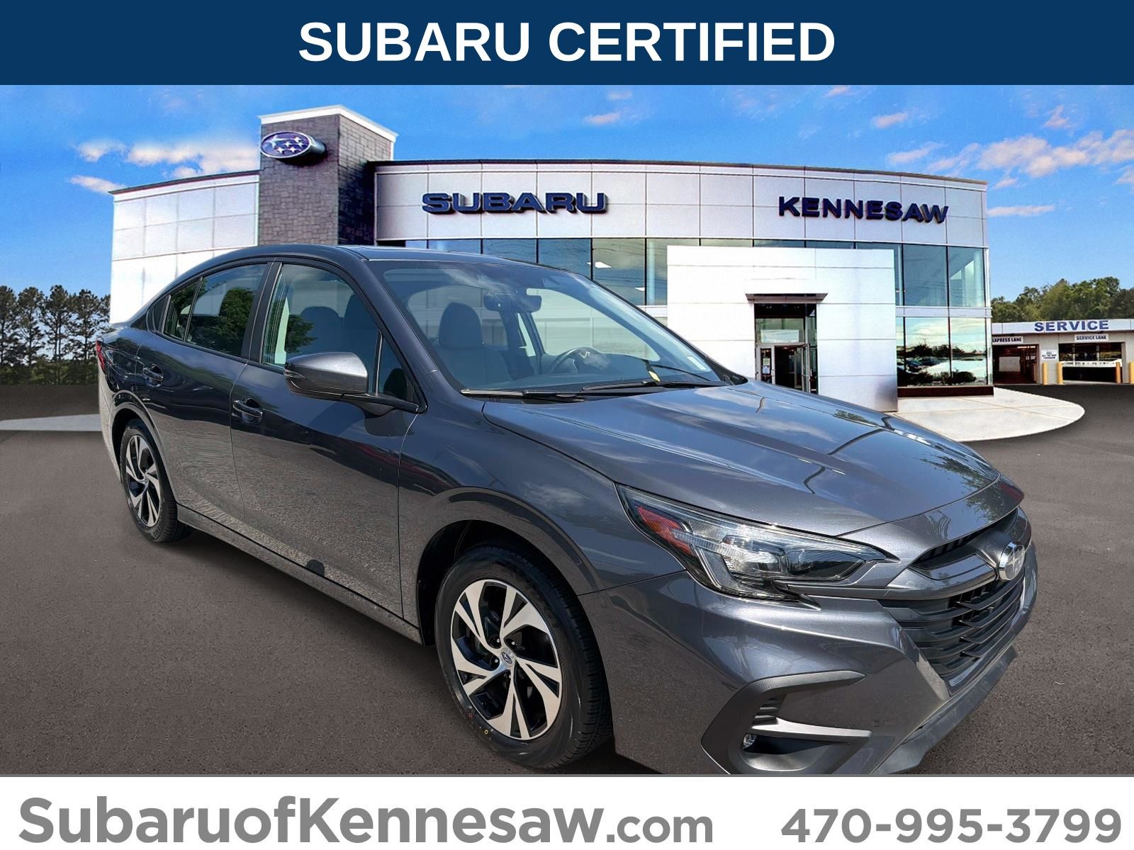 Gray Metallic 2024 Subaru Legacy Sedan All-Wheel Drive Continuously Variable Transmission