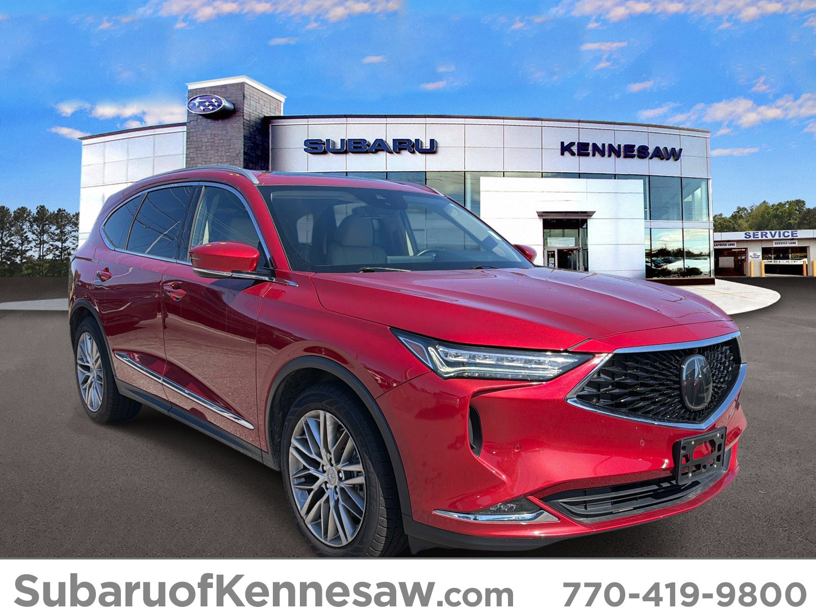 Performance Red Pearl 2022 Acura MDX SUV / Crossover All-Wheel Drive Automatic