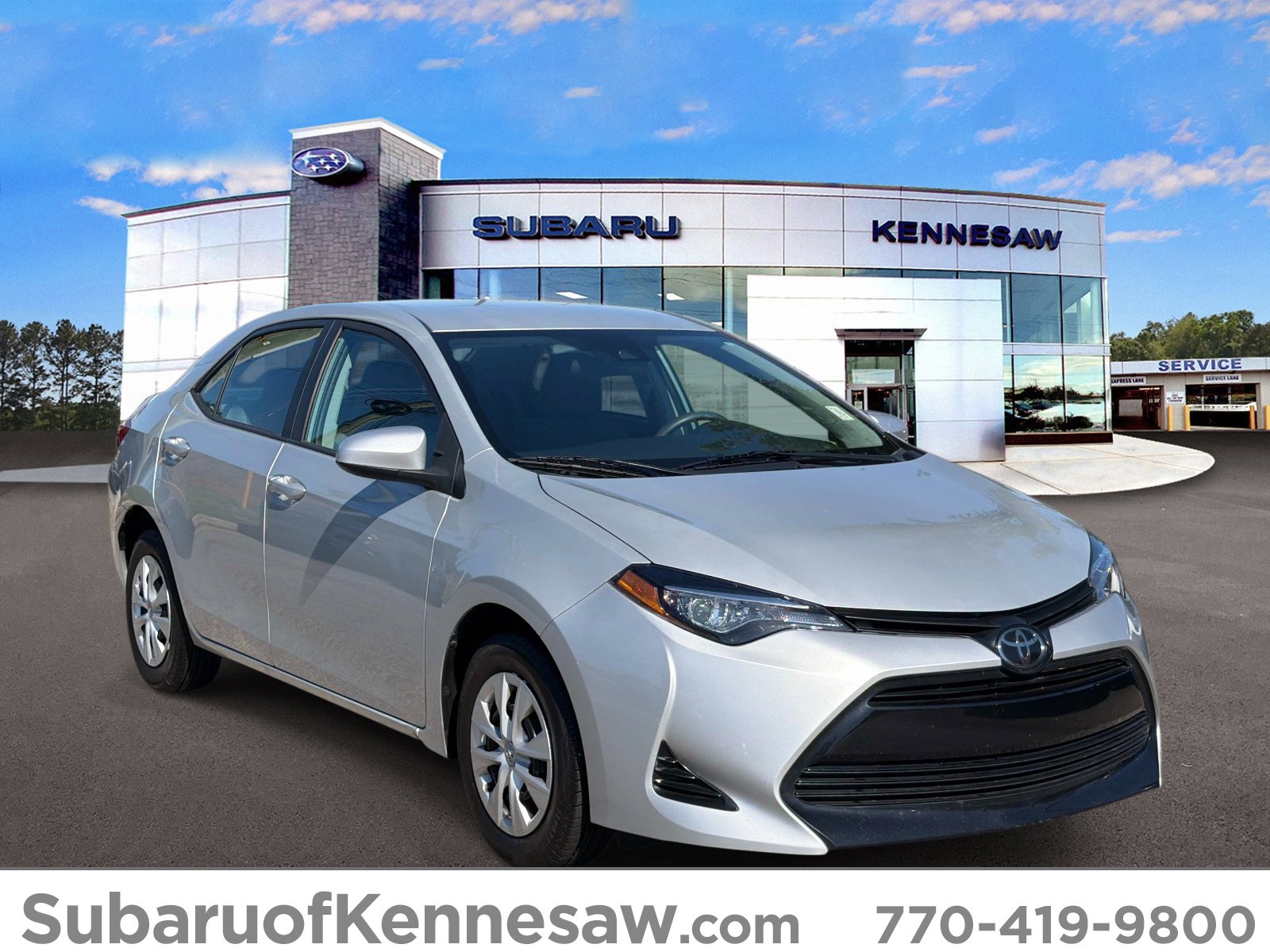 Classic Silver Metallic 2019 Toyota Corolla Sedan Front-Wheel Drive Continuously Variable Transmission
