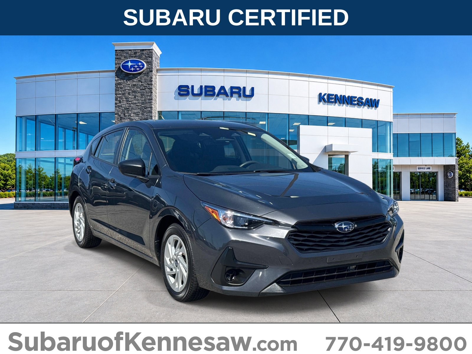 Gray Metallic 2024 Subaru Impreza Wagon All-Wheel Drive Continuously Variable Transmission
