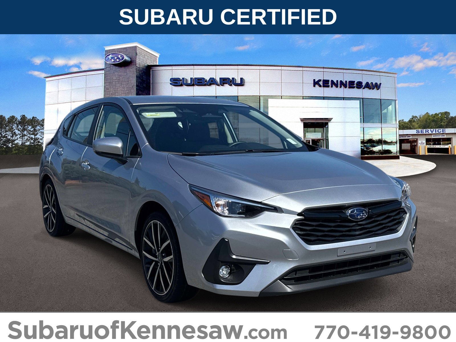 Ice Silver Metallic 2026 Subaru Impreza Wagon All-Wheel Drive Continuously Variable Transmission