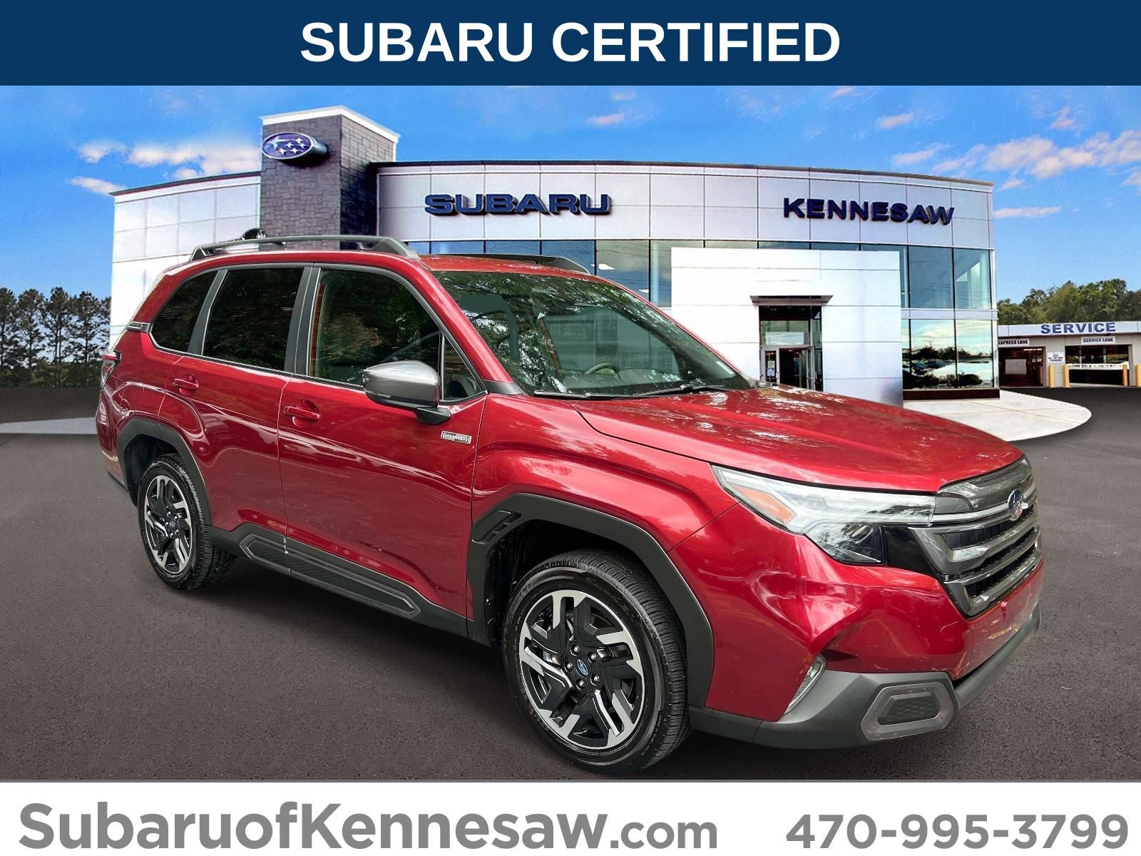 Crimson Red Pearl 2025 Subaru Forester Hybrid Limited AWD SUV / Crossover All-Wheel Drive Continuously Variable Transmission