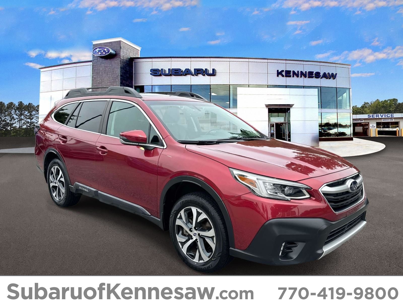 Crimson Red Pearl 2021 Subaru Outback Crossover Limited AWD SUV / Crossover All-Wheel Drive Continuously Variable Transmission