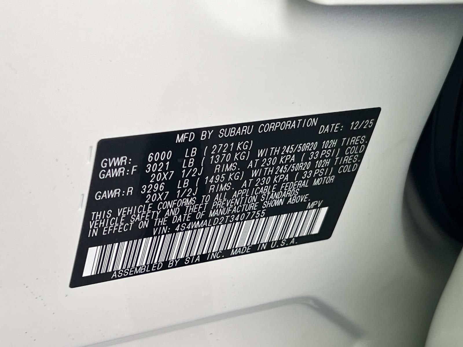 2026 Subaru Ascent Onyx Edition-Touring - Photo 25