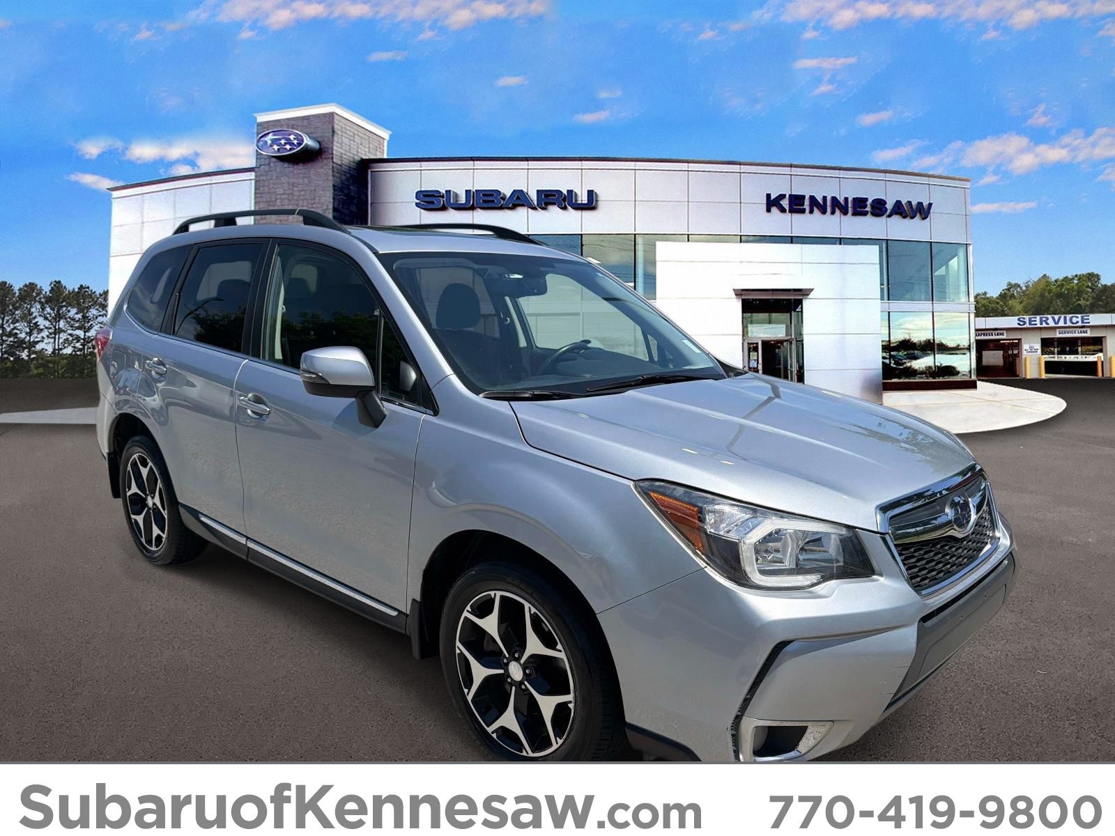 Ice Silver Metallic 2015 Subaru Forester 2.0XT Touring SUV / Crossover All-Wheel Drive Continuously Variable Transmission