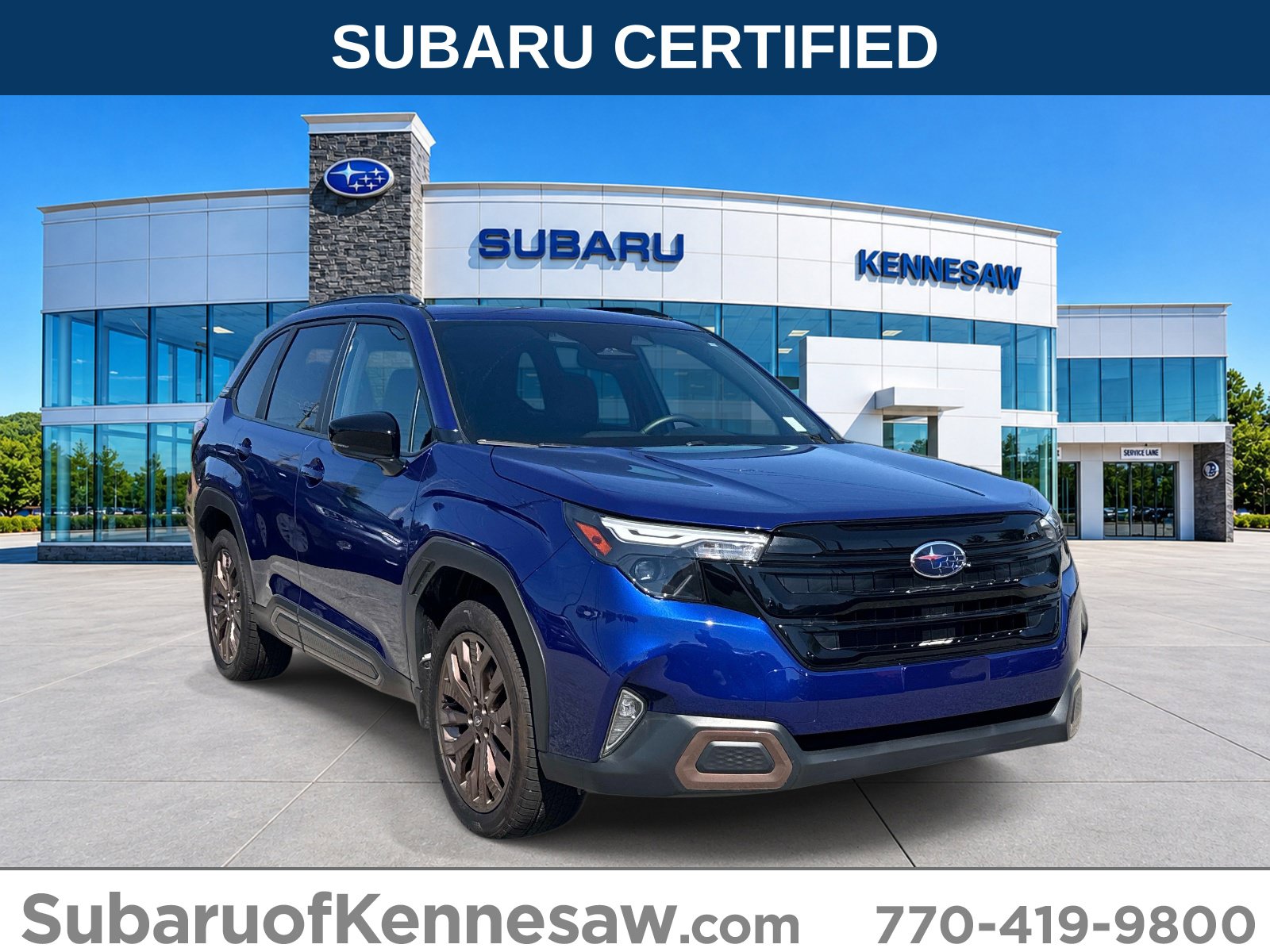 Sapphire Blue Pearl 2026 Subaru Forester SUV / Crossover All-Wheel Drive Continuously Variable Transmission