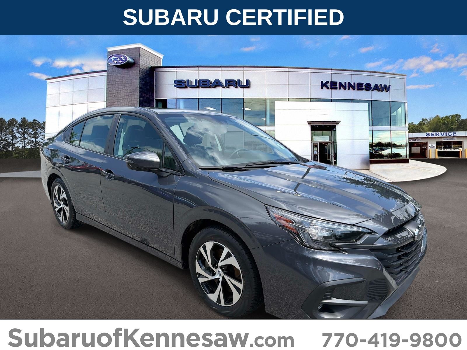 Gray Metallic 2024 Subaru Legacy Sedan All-Wheel Drive Continuously Variable Transmission