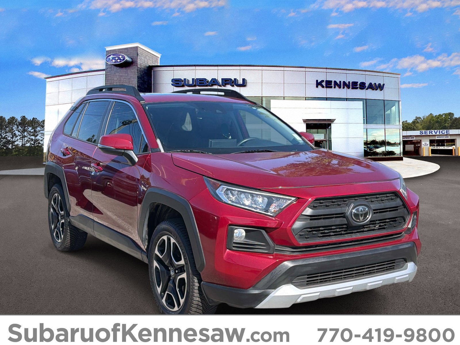 Pearl 2019 Toyota RAV4 SUV / Crossover All-Wheel Drive 8-Speed Automatic