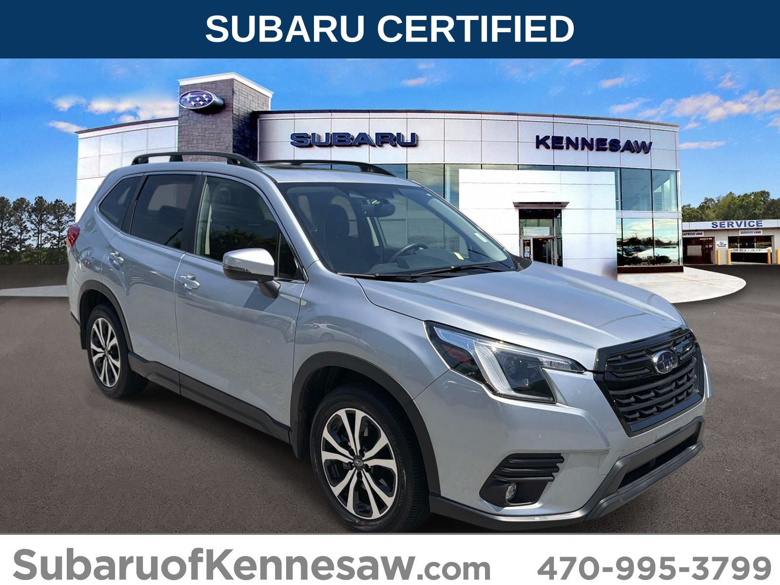 Ice Silver Metallic 2024 Subaru Forester Limited Crossover AWD SUV / Crossover All-Wheel Drive Continuously Variable Transmission