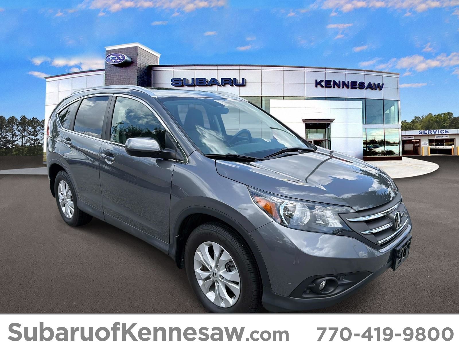 Blue 2012 Honda CR-V SUV / Crossover All-Wheel Drive 5-Speed Automatic