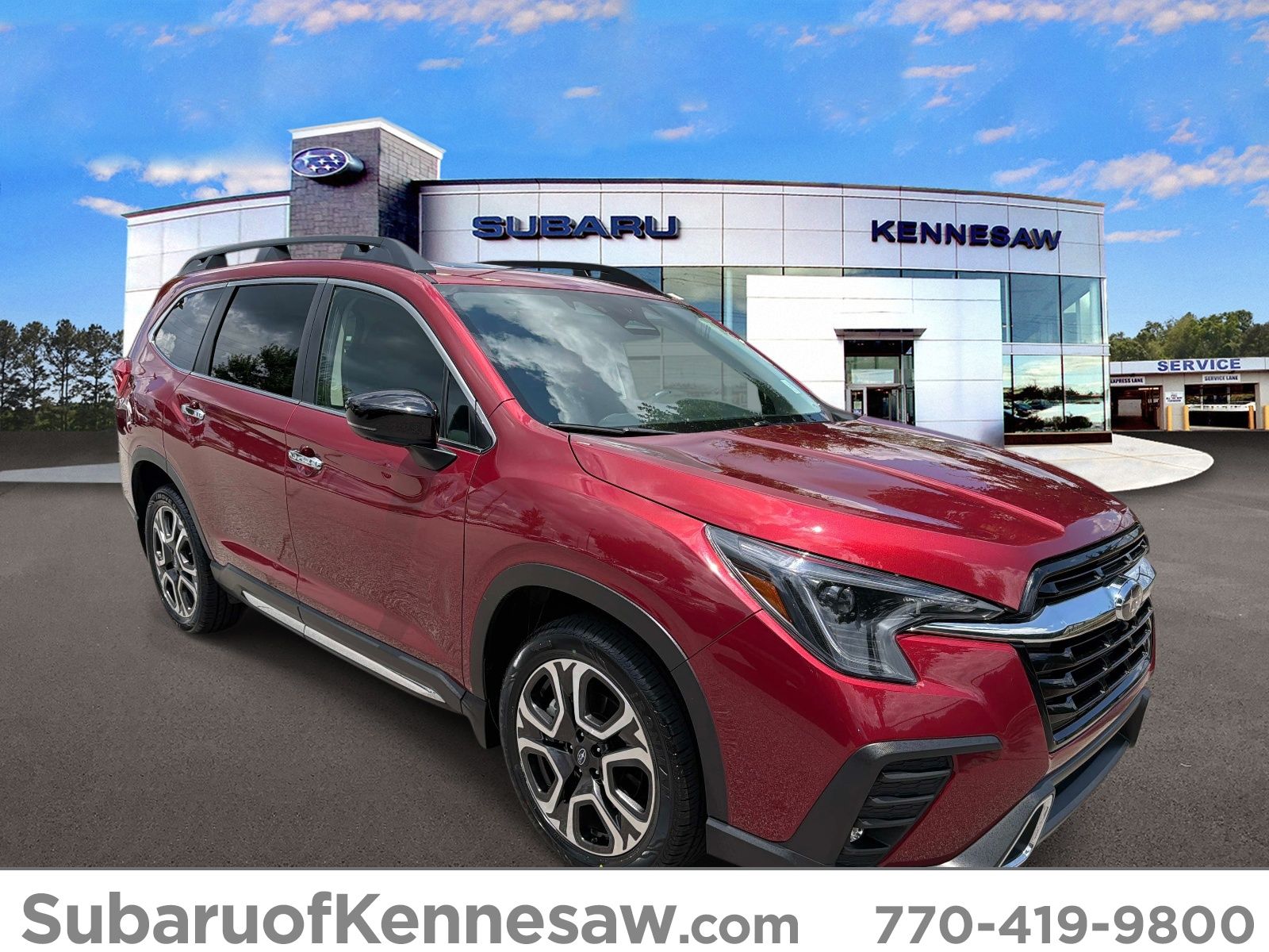 Crimson Red Pearl 2024 Subaru Ascent SUV / Crossover All-Wheel Drive Continuously Variable Transmission