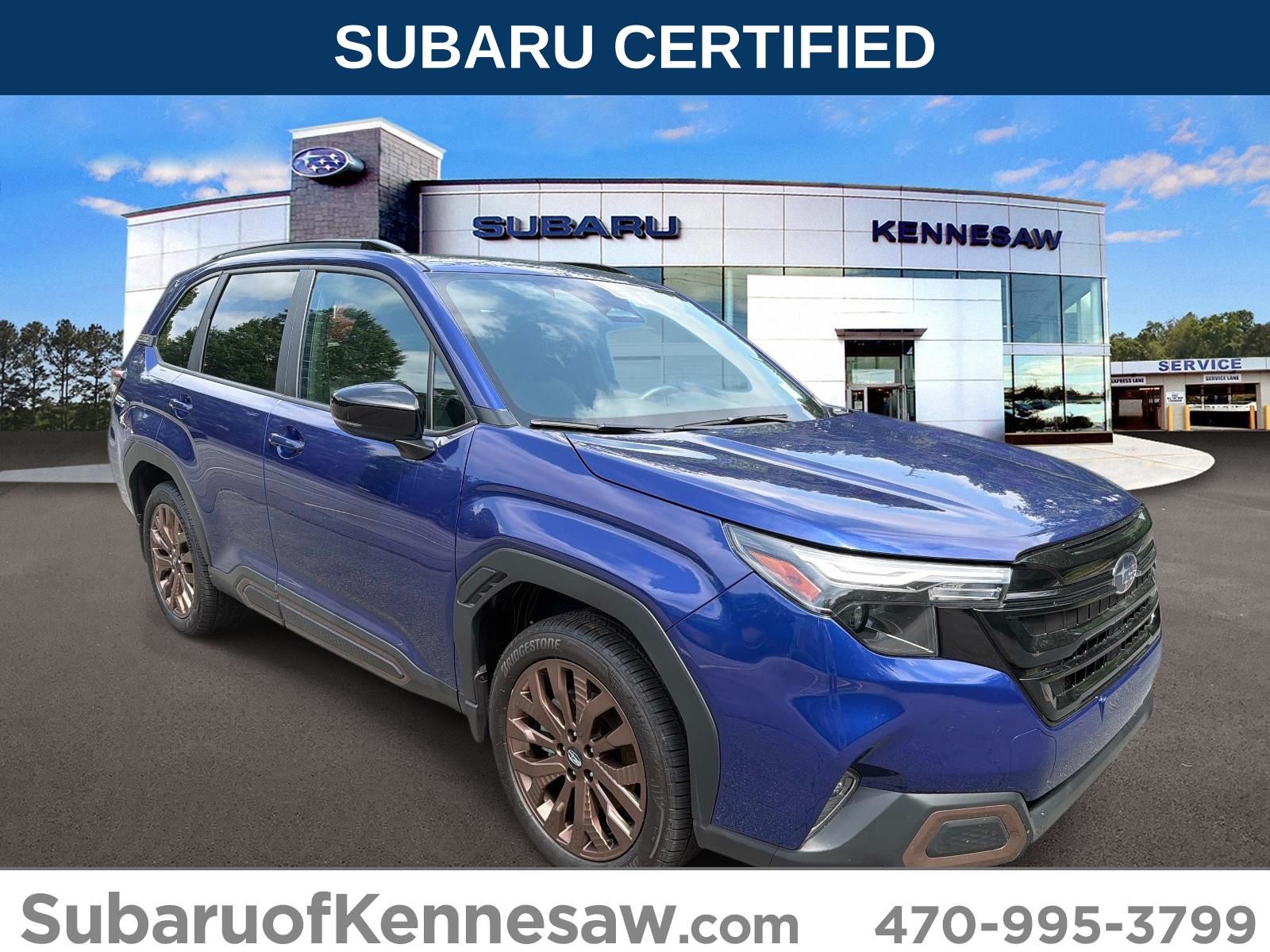 Sapphire Blue Pearl 2026 Subaru Forester SUV / Crossover All-Wheel Drive Continuously Variable Transmission