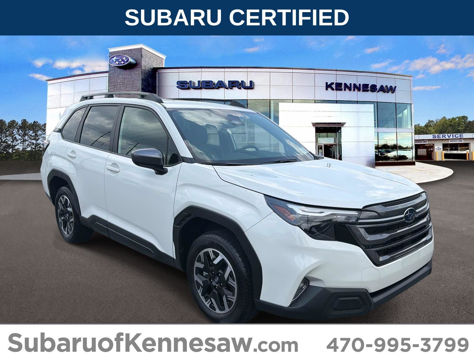 Crystal White Pearl 2026 Subaru Forester SUV / Crossover All-Wheel Drive Continuously Variable Transmission