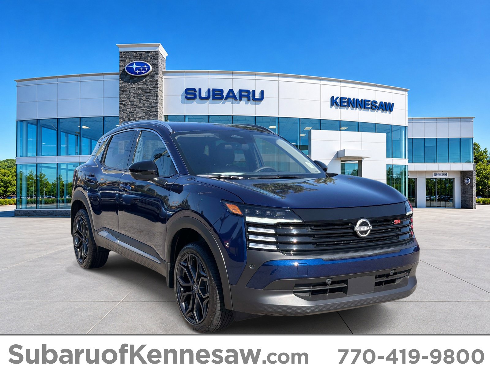 Deep Blue Pearl 2026 Nissan Kicks SUV / Crossover Front-Wheel Drive Continuously Variable Transmission