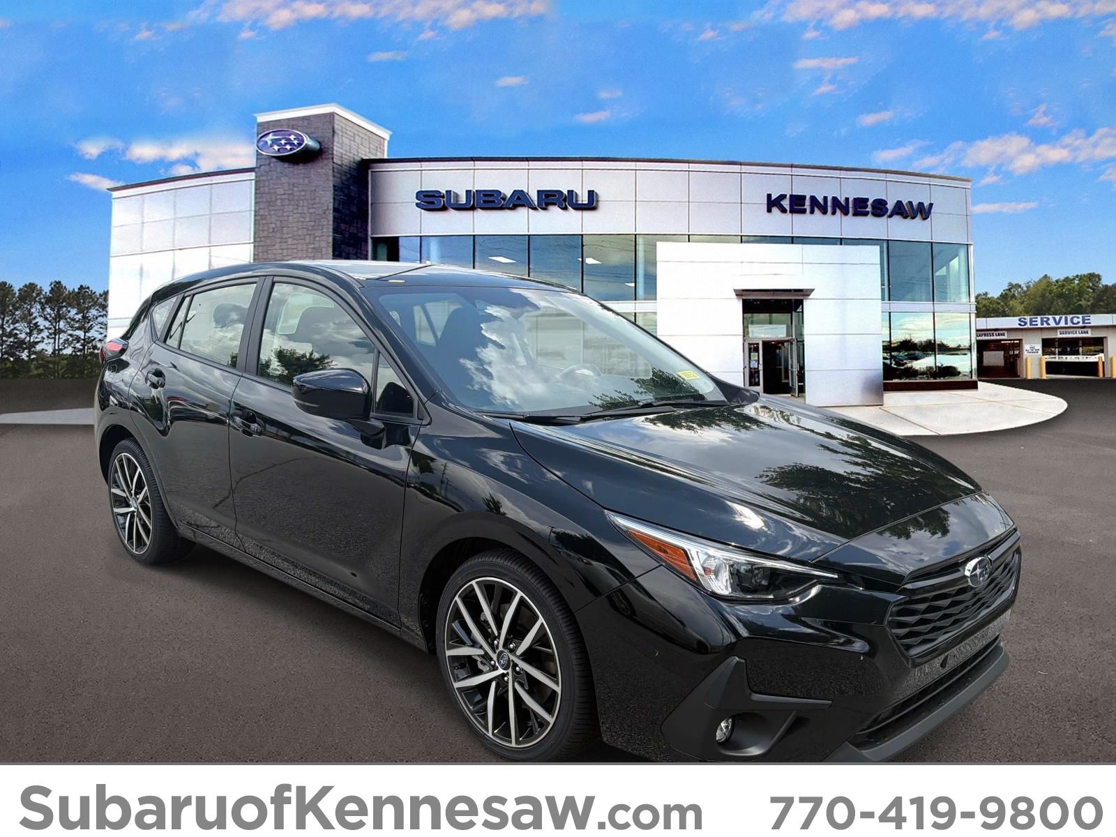 Crystal Black Silica 2026 Subaru Impreza Sport AWD Wagon All-Wheel Drive Continuously Variable Transmission