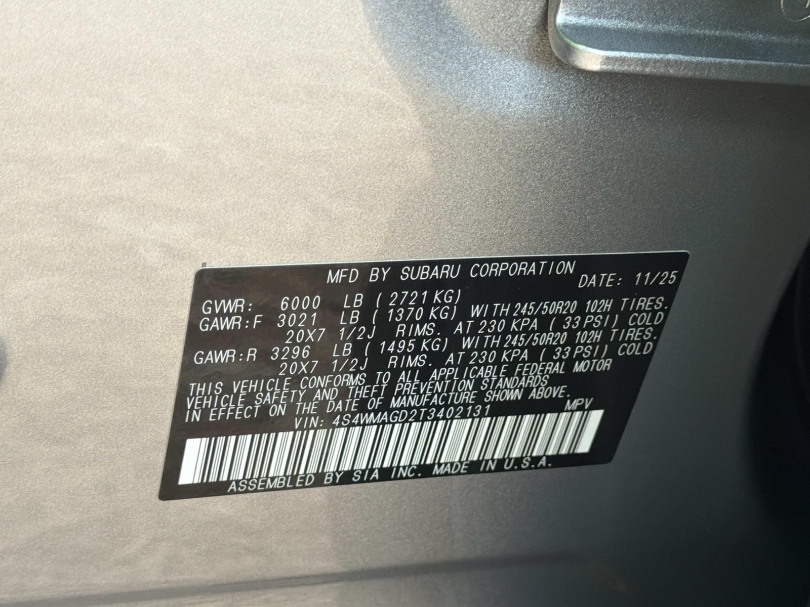 2026 Subaru Ascent Limited - Photo 26