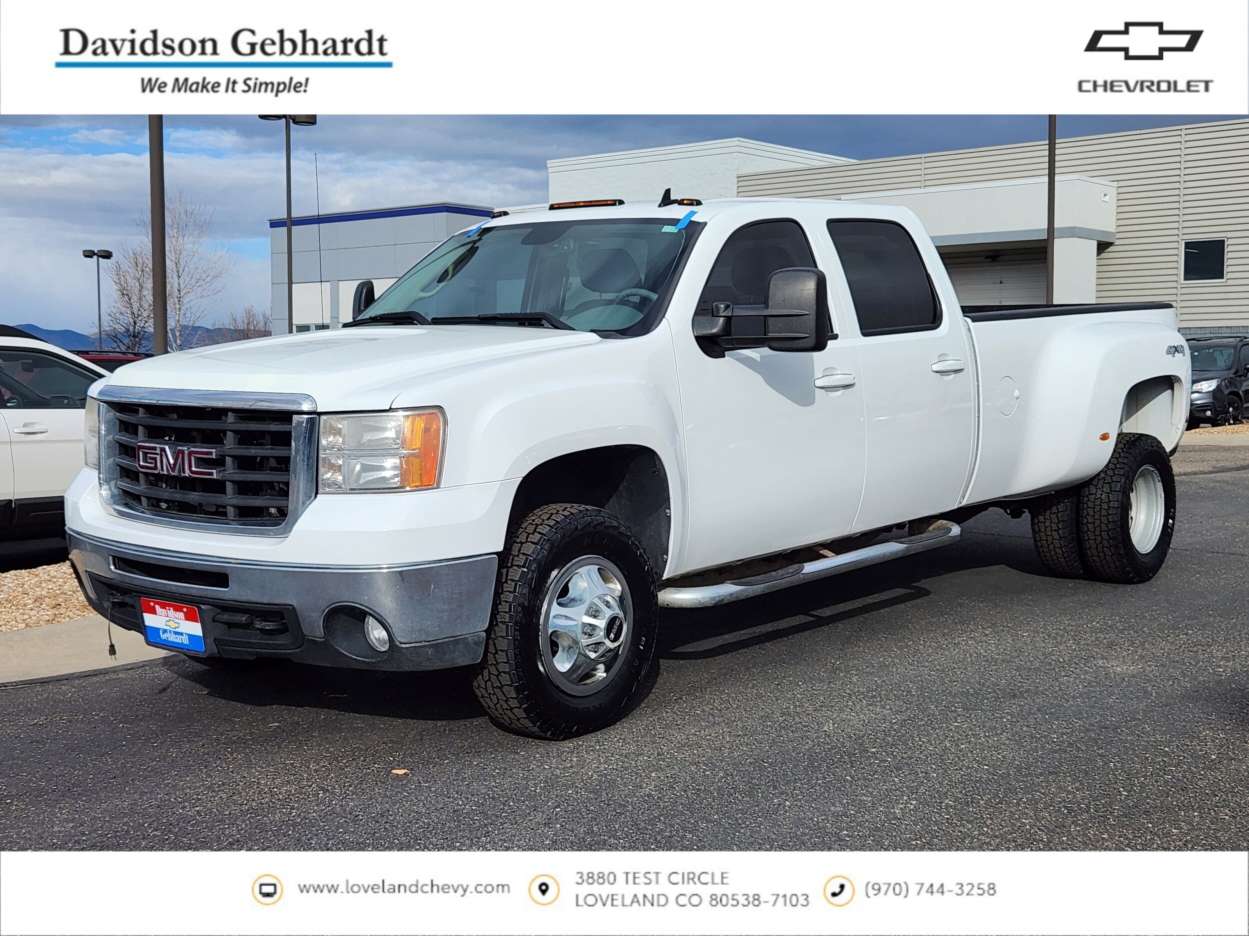 2008 GMC Sierra 3500HD SLT Crew Cab DRW 4WD
