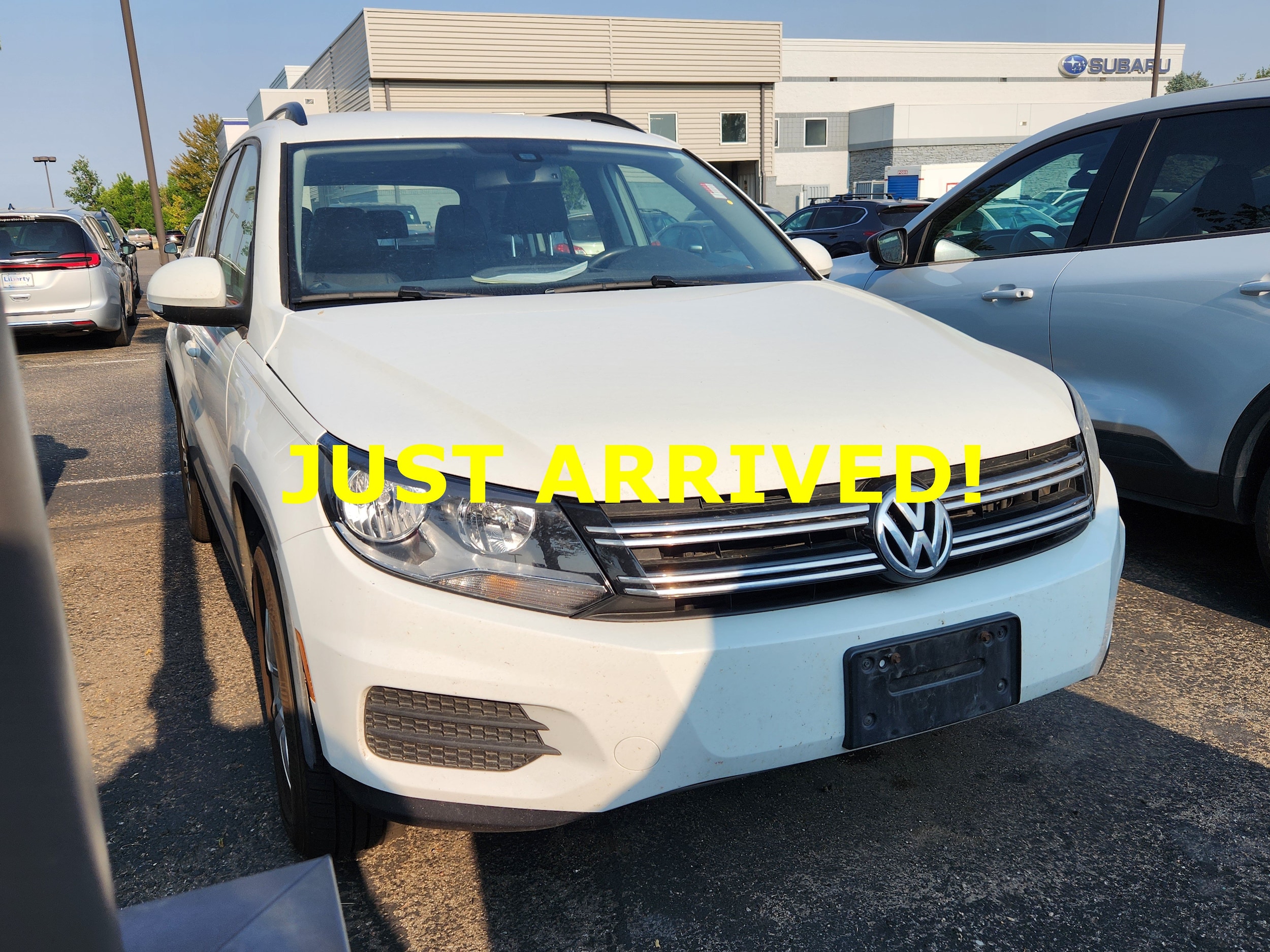 Pure White 2016 Volkswagen Tiguan SUV / Crossover All-Wheel Drive 6-Speed Automatic