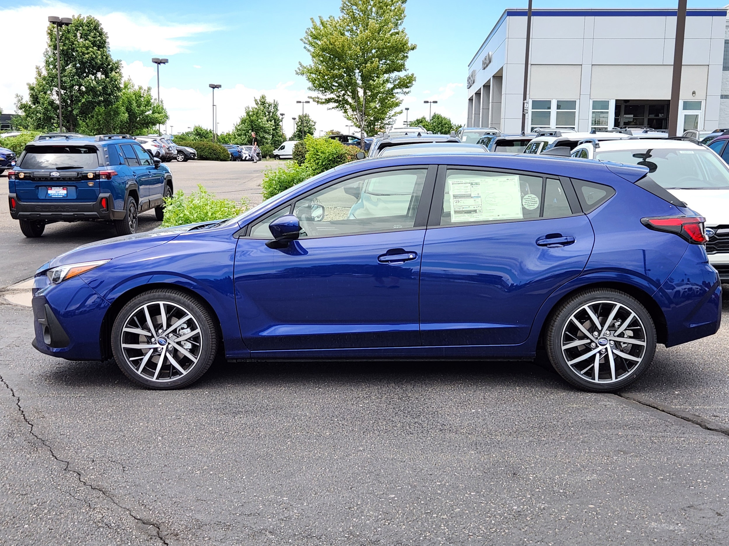 Blue 2026 Subaru Impreza Wagon All-Wheel Drive Continuously Variable Transmission