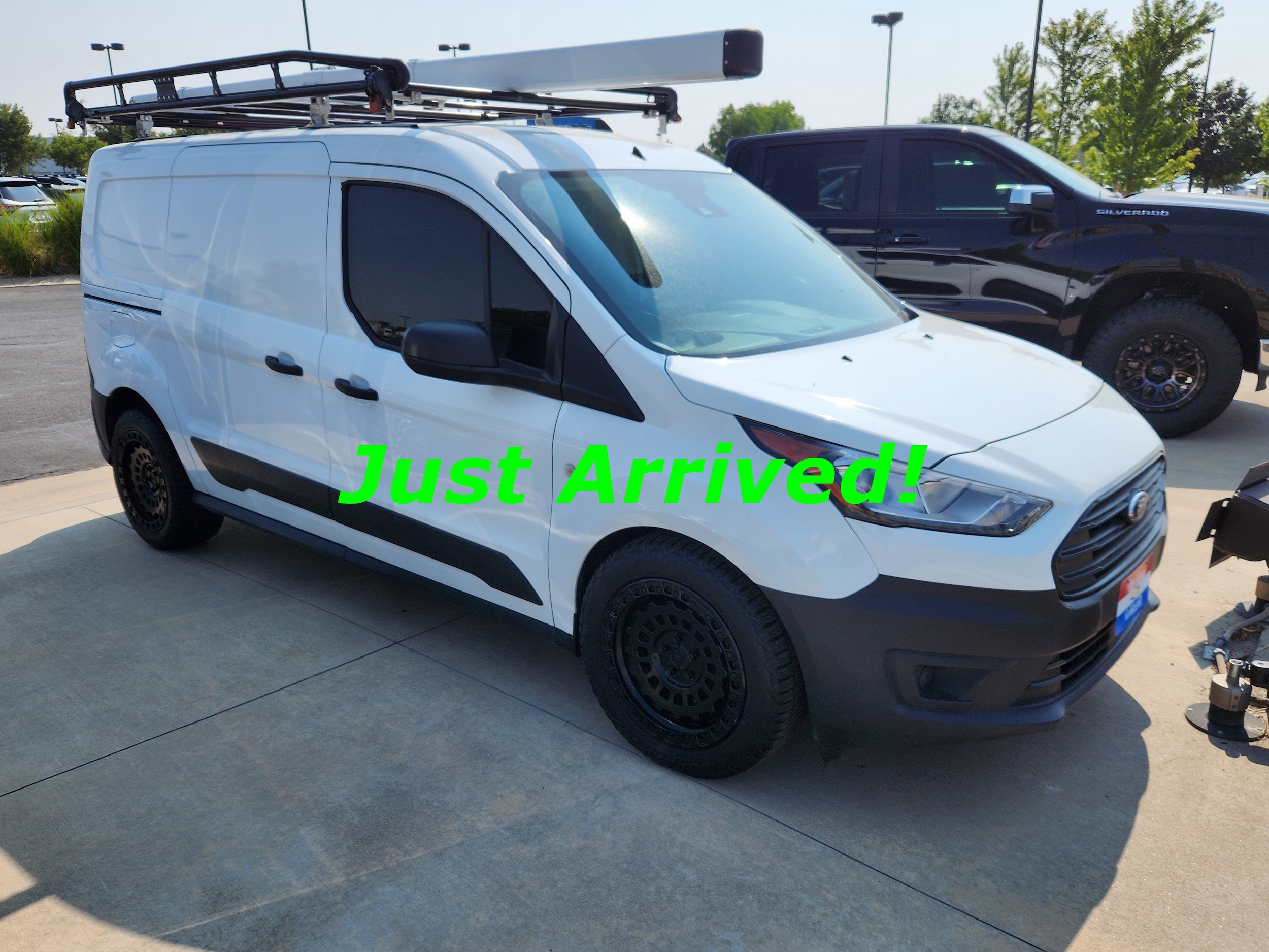 Frozen White 2023 Ford Transit Connect Van Front-Wheel Drive 8-Speed Automatic