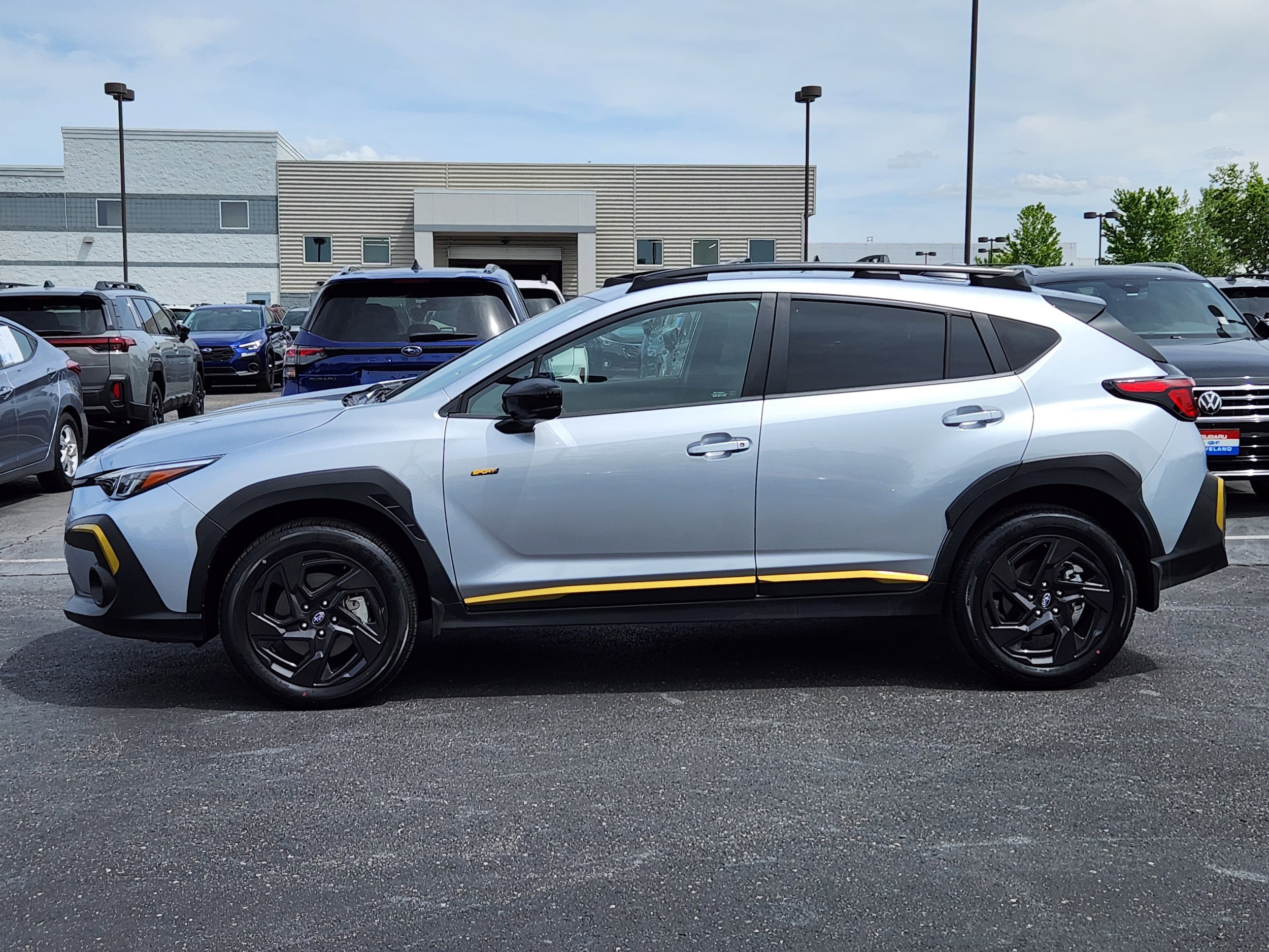 Ice Silver Metallic 2025 Subaru Crosstrek Sport AWD SUV / Crossover All-Wheel Drive Continuously Variable Transmission
