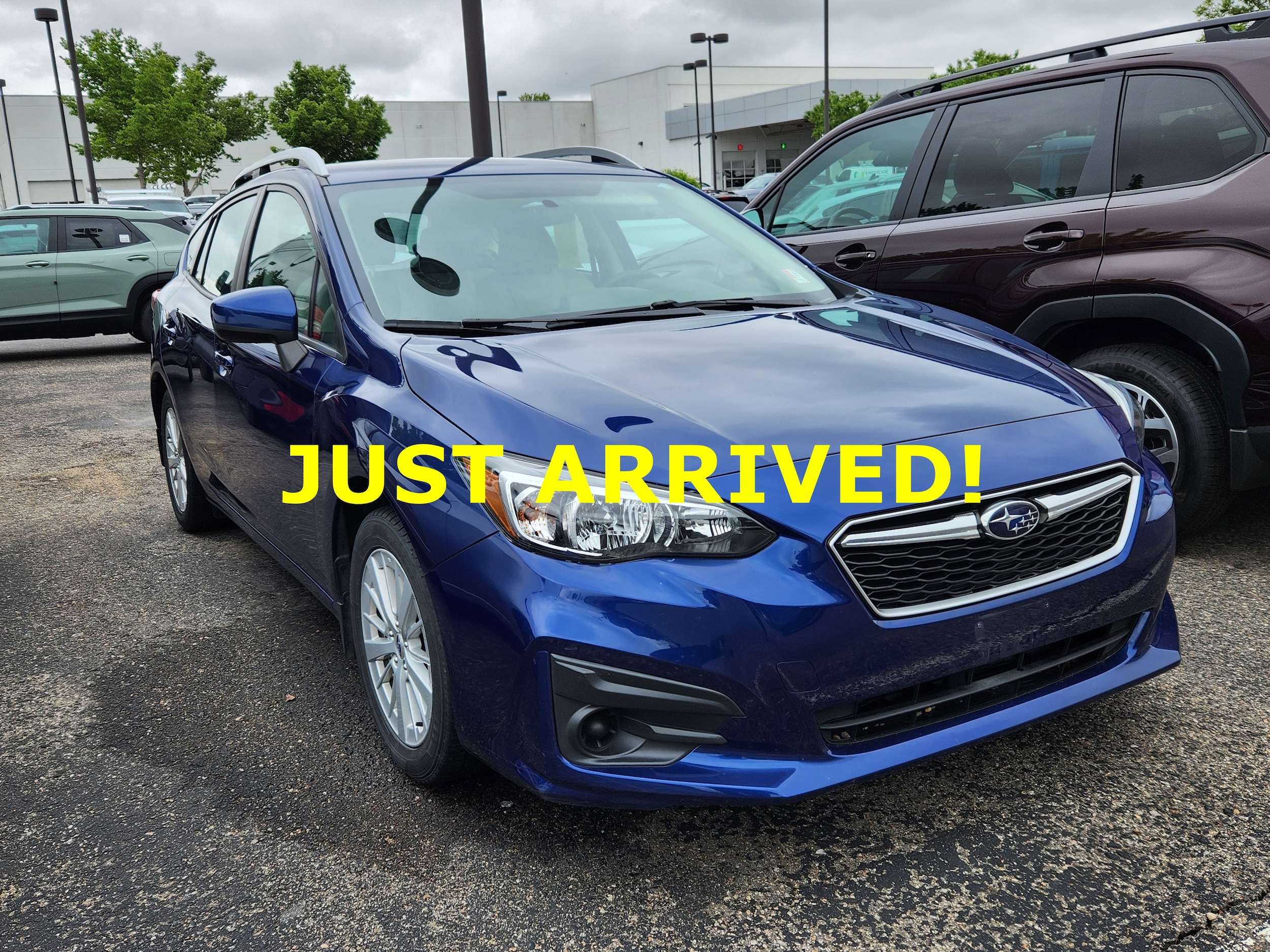 Lapis Blue Pearl 2018 Subaru Impreza 2.0i Premium Hatchback AWD Hatchback All-Wheel Drive Continuously Variable Transmission