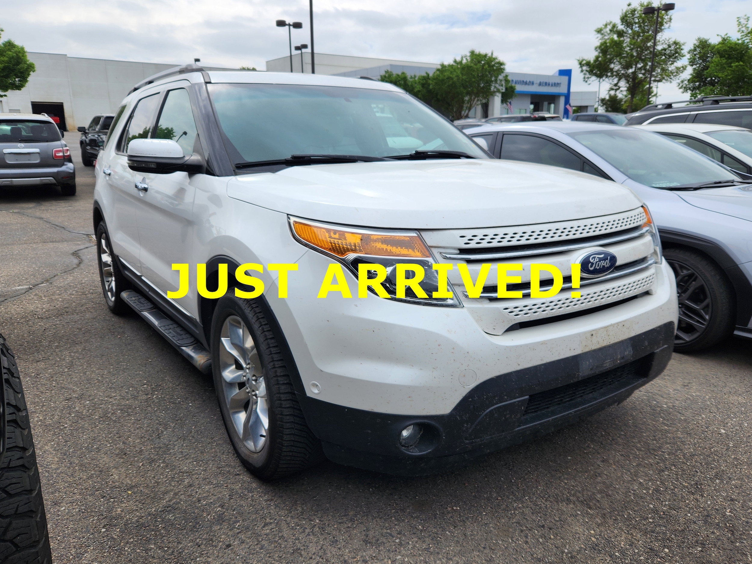White Platinum Clearcoat Metallic 2012 Ford Explorer SUV / Crossover All-Wheel Drive 6-Speed Automatic