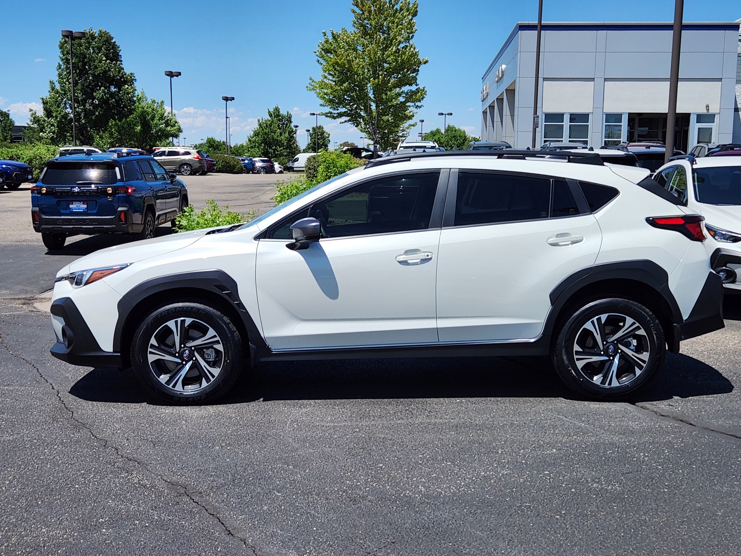 Crystal White Pearl 2024 Subaru Crosstrek SUV / Crossover All-Wheel Drive Continuously Variable Transmission