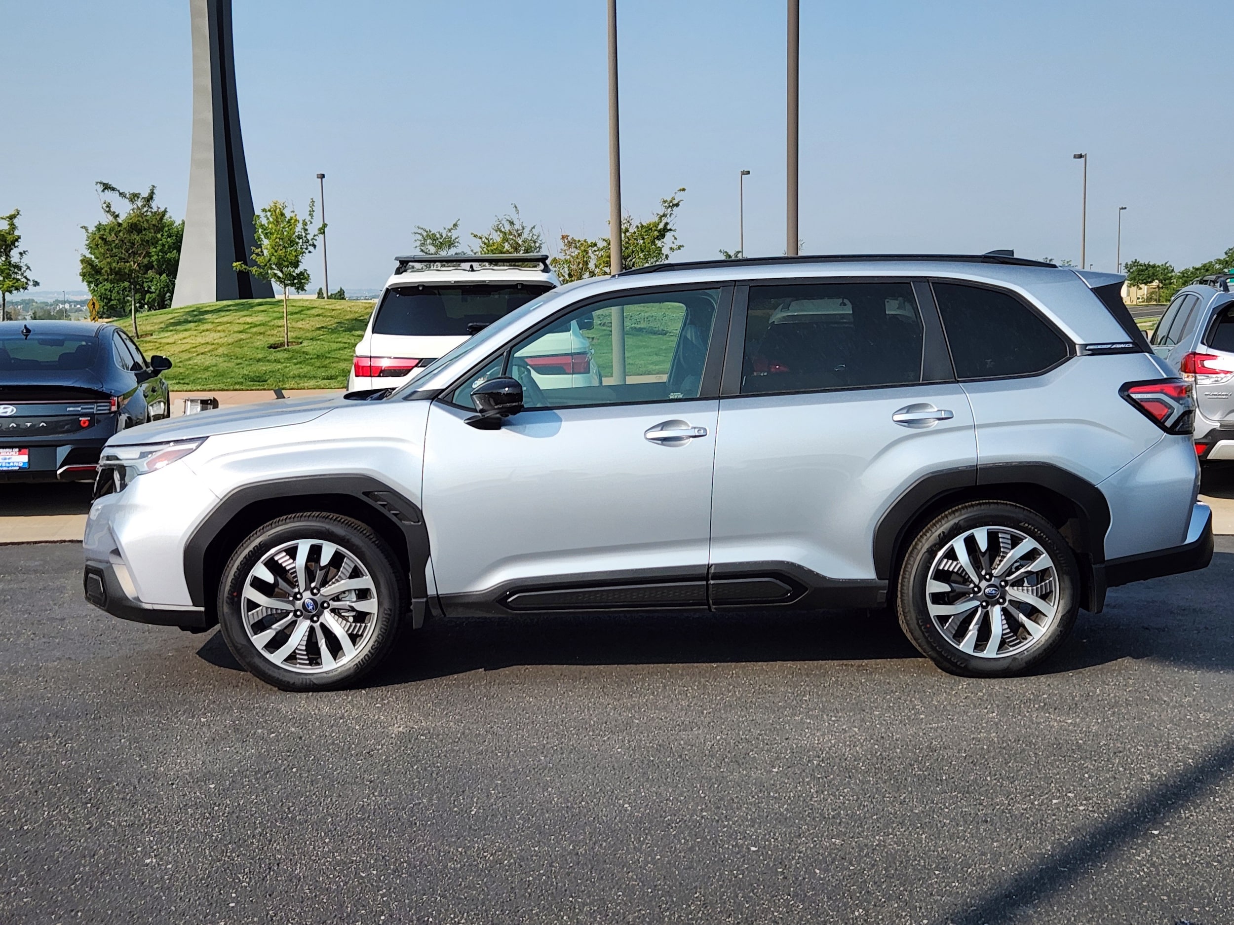 Ice Silver Metallic 2025 Subaru Forester SUV / Crossover All-Wheel Drive Continuously Variable Transmission