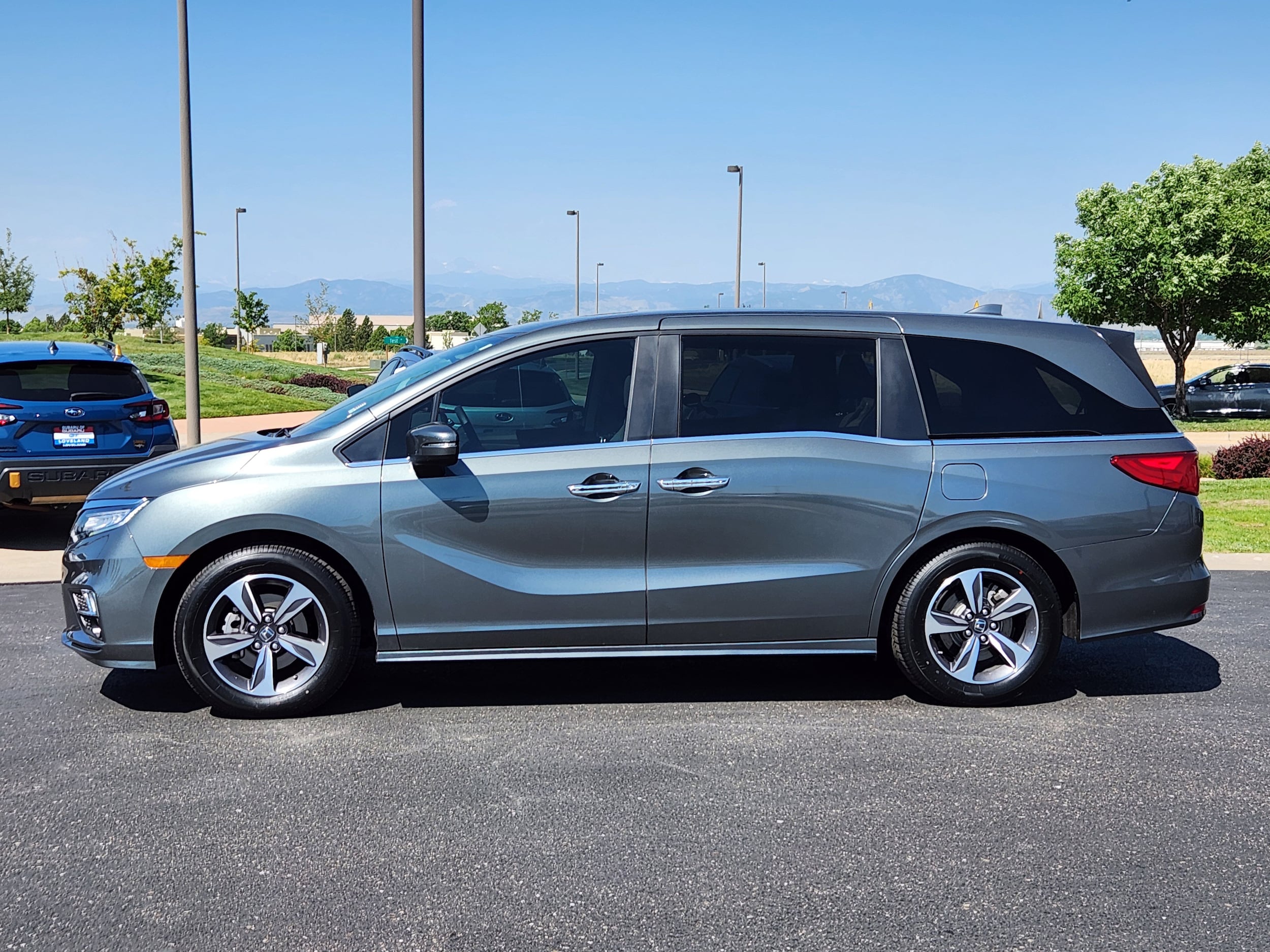 Gray 2020 Honda Odyssey Minivan Front-Wheel Drive Automatic