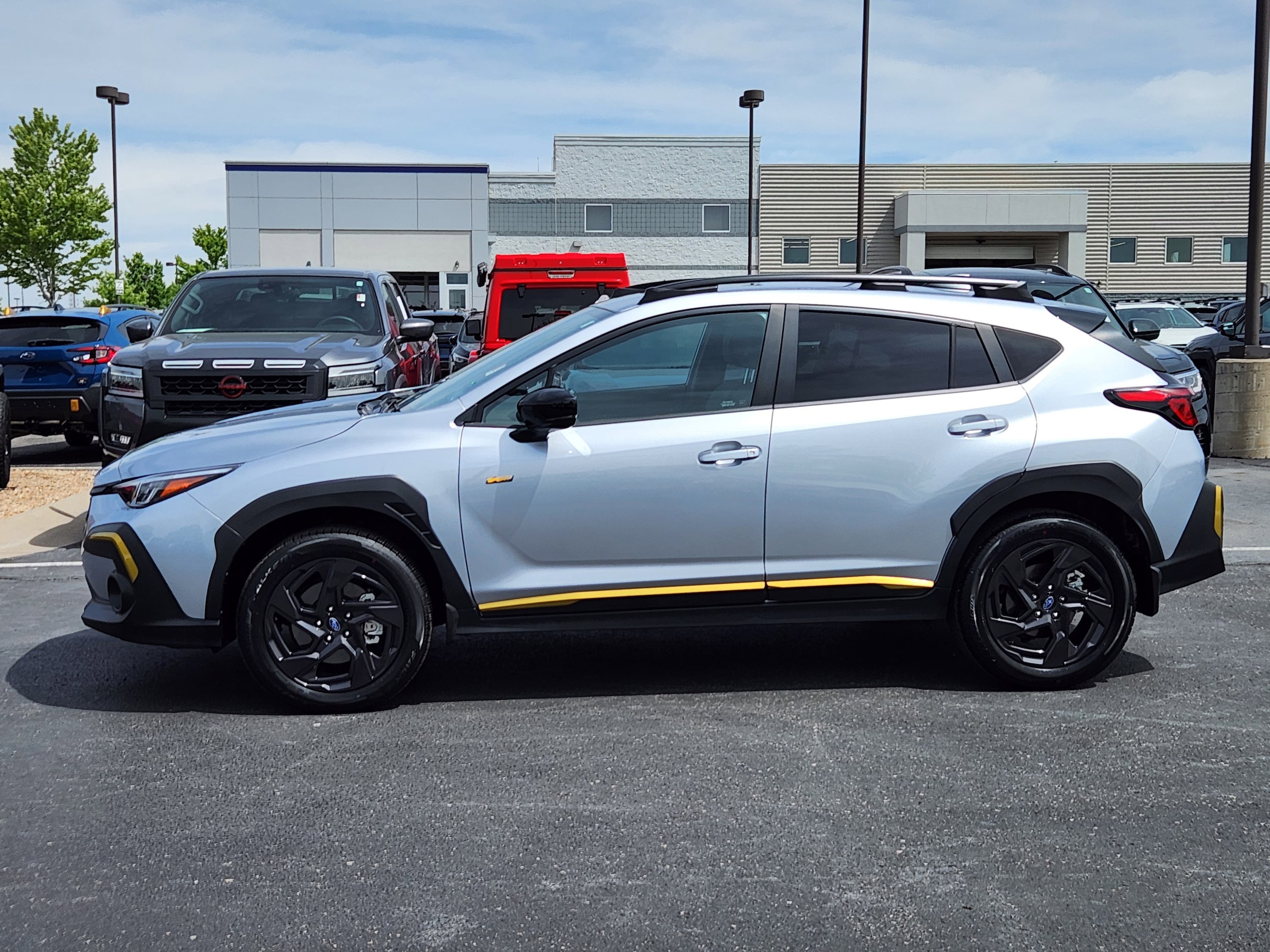 Ice Silver Metallic 2025 Subaru Crosstrek Sport AWD SUV / Crossover All-Wheel Drive Continuously Variable Transmission